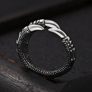 Buddha3bodhi Adjustable 925 Silver Chinese Dragon Ring