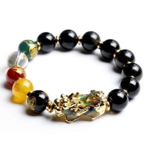 Buddha3bodhi Color-Changing Pixiu Obsidian Luck Bracelet