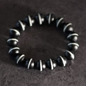 Tibetan Dzi Beads Old Agate 1 Line Pharmacist Beads Amulet Bracelet Handstring High Quality